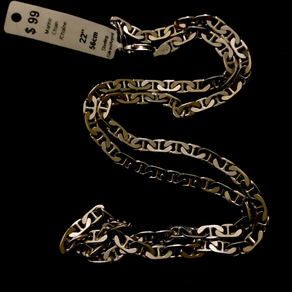 sterling silver 22inches chain